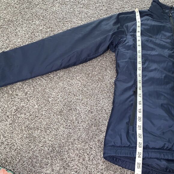 Adidas Outdoors Size Small Full Zip Blue Zipper Pockets Jacket Windbreaker Heavy - Picture 6 of 12